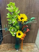 ORCHIDS AND CALLA LILIES