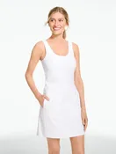 Jacquard Built-In Bra Tank - Coastal Wave