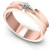 0.10 CT Round Cut Natural Diamonds - Mens Wedding Bands