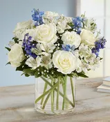 Best wishes blue — Minervas Flowers