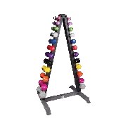 12 Pair Neoprene Rack with Rack, Includes GDR24 and pairs Neoprene Dumbbells