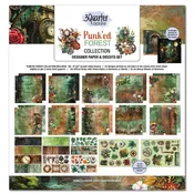 3Quarter Designs  12x12 Punk'ed Forest Paper & Diecuts Set