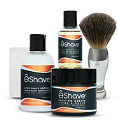 Basic Shaving Solution With Shaving Brush Orange Sandalwood