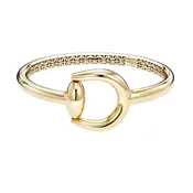 14k Gold Belt Buckle Bangle Bracelet