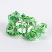 12 Paper Flowers Apple w. Ivory Paper Flowers (6x12)