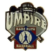 Babe Ruth Baseball Umpire Pin