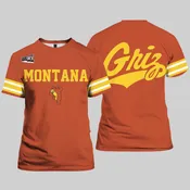 1995 Montana Grizzlies Throwbacks Uniform Shirt - Grishko