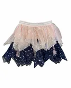 2 Tone Mesh Star Tutu Skirt