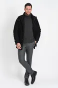 City Active Hooded Parka, Black