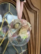 #4 Dried flower round ornament