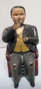 Cast Iron Tammany Mechanical Bank Antique Americana Toy — Sir Richards Antiques & Fine Art Center ~ Est. 1971