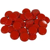 Red Bottle Caps | Oxygen Absorbing 26mm Crown
