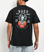 Obey Make Art Not War Black T-Shirt
