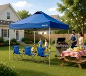 10'x10' Instant Canopy Compact Lightweight TILT-N-GO® Wheel-Bag