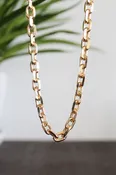 18k GF 20" Diamond Cut Anchor Chain