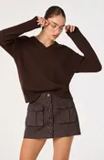 [ASTR The Label] Becky Faux Suede Mini Skirt