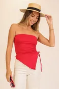 Asymmetric Tube Top