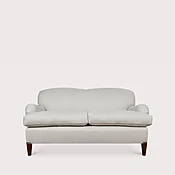 153cm Small Standard Arm Signature Sofa in Natural Basketweave Linen