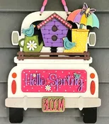 Hello Spring DIY Door Hanger Kit
