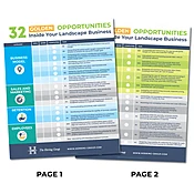 32 Golden Opportunities - 16x20 Printed Poster