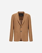 BLAZER IN COTTON LINEN POPELINE