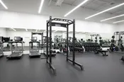 Commercial Squat Rack w/ Safety Bars, J-Hooks & Weight Storage (New)