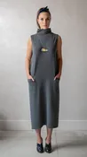 Grey Seamless Dress