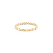 14K Gold Filled Plus™ Beaded Spacer Ring: Gold / 6