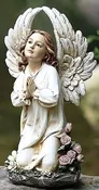 14" KNEELING ANGEL FIGURE - 63586