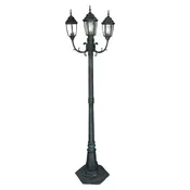 3 Light Virdigris Light Post