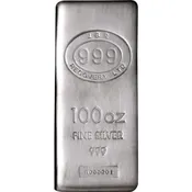 100oz Silver Bars