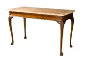 18th Century Style Burton-Ching Regency Style Marble Top Console Table — Thrive Decor