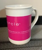 2003 Barbie Convention Modern Circle Coffee Mug