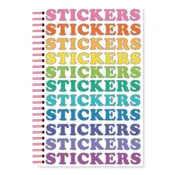 Colorful Reusable Sticker Book