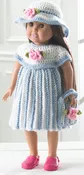 18" Doll Little Miss Rosalie Crochet Pattern