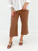 Cozy Co Gauze Cropped Drawstring Pants