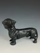 Vintage Iron Dachshund Doorstop — Suzanne Crane Fine Stoneware