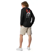 Geisha Warrior Hooded long-sleeve tee