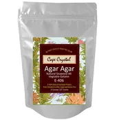 Agar Agar Powder By Cape Crystal  8-oz. Vegetable Gelatin Dietary Fiber Supplement – 100% Pure & Kosher Seaweed Gel For Vegans & Vegetarians