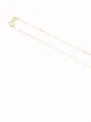 14KY 1.2MM Figaro Diamond Cut 18" Chain