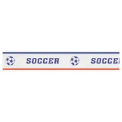 1 1/2″ Soccer Sport Neck Ribbon with Snap Clip