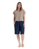 Bermuda Cotton Gauze Shorts