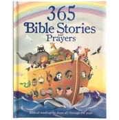 365 Bible Stories and Prayers Religious Keepsake Book