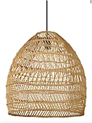 Almond rattan pendant light