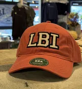 LBI | Adult Legacy Red Hat with Initials — BREEZIN' UP