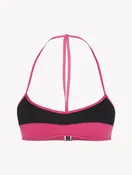 ACTIVE Reggiseno bikini in colore fucsia e nero