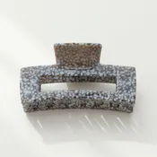 Luna Large Vintage Stone | Classic Large Rectangle Claw Clip