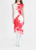 FADED CHERRY BLOSSOM DRESS