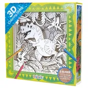 3D Coloring Slides | Dinosaur 8+