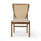 Alida Dining Chair Midcentury Shield Back with Performance Fabric